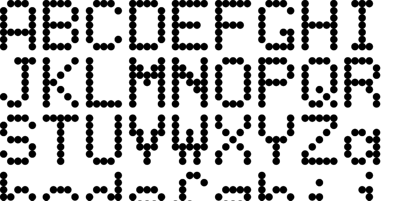5x7 Monospaced Pixel Font FontStruct 5x7 Monospaced Pixel Font FontStruct